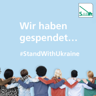 Wir unterstützen die Ukraine…